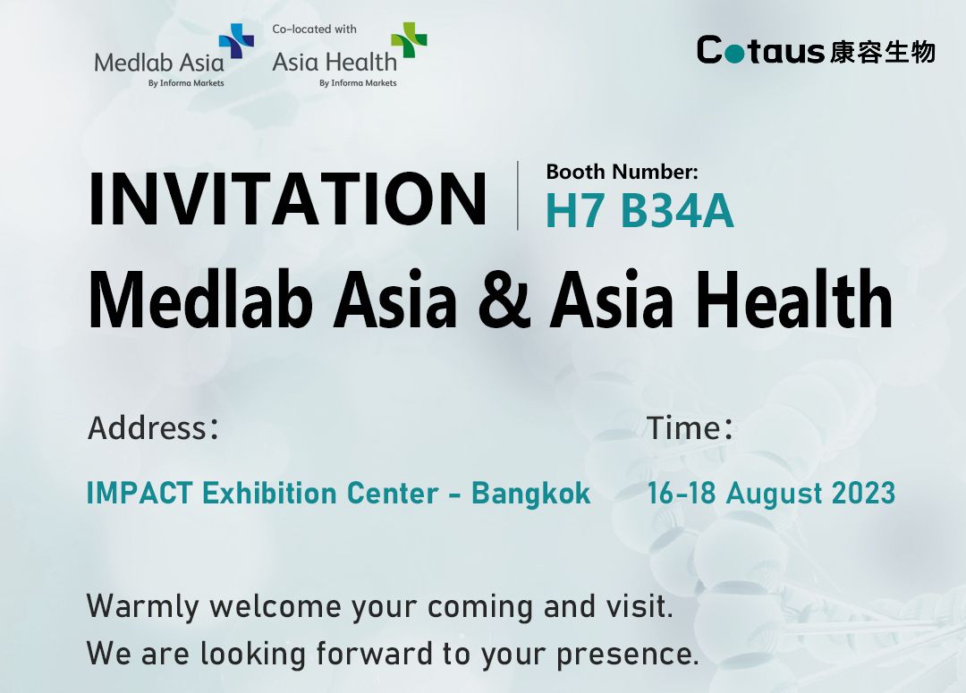 Exhibition invitation-Medlab Asia and Asia Health 2023 sa Bangkok